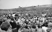 Fast eine halbe Million Menschen pilgerte vor 50 Jahren ans Woodstock-Festival. (Bild: Keystone)