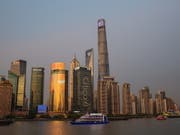 Zuletzt wuchs Chinas Industrie im Februar 2002 so langsam. Im Bild: die Wirtschaftsmetropole Schanghai. (Bild: KEYSTONE/EPA/ROMAN PILIPEY)