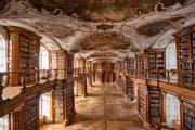Die Stiftsbibliothek gehört zum UNESCO-Welkulturerbe. (Bild: Urs Bucher)