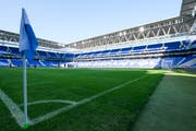 RCD-Espanyol-Stadion: Moderne Fussball-Arena für 40'500 Zuschauer lediglich rund zehn Autominuten vom Camp Nou des FC Barcelona entfernt. (Bild: Martin Meienberger/freshfocus)