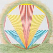 Werk Nr. 168 von Emma Kunz. Die Nummerierung ihrer Werke erfolgte posthum. (Bild: Emma Kunz Zentrum)