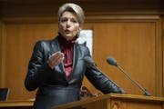 Justizministerin Karin Keller-Sutter. (Bild: KEYSTONE/Anthony Anex)