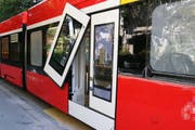 Die Komposition der Appenzeller Bahnen wurde durch den Zusammenstoss arg in Mitleidenschaft gezogen.