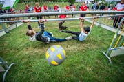 Vergangenes Jahr beim Bodysoccer. (Bild: Andrea Stalder, 26.08.2018)