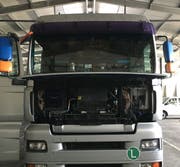 Das Abgassystem des ungarischen Lastwagens war manipuliert. (Bild: Eidg. Zollverwaltung)