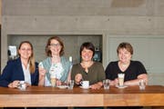 Das Bistro-Zeit-Team: v.l. Manuela Forter, Martina Mark, Caroline Naeff, Cäcilia Niederer (Foto: PD)