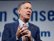 Hatte zuletzt Probleme, Spenden einzutreiben: der demokratische Präsidentschaftsanwärter John Hickenlooper aus Colorado. (Bild: KEYSTONE/AP/CHARLIE NEIBERGALL)