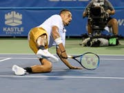 Strauchelte auf und neben dem Platz: Nick Kyrgios. (Bild: KEYSTONE/FR67404 AP/NICK WASS)