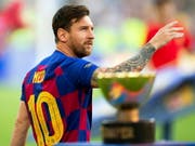 Einer der drei Finalisten: Lionel Messi (Bild: KEYSTONE/EPA EFE/ANDREU DALMAU)