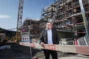 Reto Frank (43), Gemeindepräsident von Grossdietwil. (Bild: Manuela Jans-Koch, Grossdietwil, 14. August 2019)