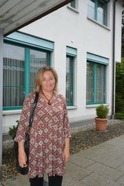 Nadja Rechsteiner, Geschäftsführerin der Kinderbetreuung Herisau, vor dem neuen Standort an der Schwellbrunnerstrasse. (Bild: Mea McGhee)