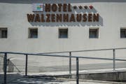 Das Hotel Walzenhausen steht seit drei Jahren leer. Nun wird das Gebäude erneuert. (Bild: Benjamin Manser)