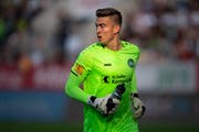 St.Gallens zweiter Torhüter Jonathan Klinsmann. (Bild: Benjamin Manser)