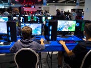 Der US-Hersteller Nvidia, der Grafikkarten vor allem für PC-Gamer herstellt, hat im zweiten Quartal weniger verkauft. (Bild: KEYSTONE/MELANIE DUCHENE)