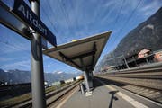 Der Kantonsbahnhof Altdorf spielt eine wichtige Rolle im neuen Verkehrskonzept des Kantons Uri. (Bild: Urs Hanhart)