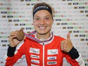 Jubelt Simona Aebersold, die dieser Tage bei ihrer ersten Elite-WM gleich aufs Podest lief, auch in vier Jahren in Flims Laax? (Bild: KEYSTONE/SWISS ORIENTEERING/REMY STEINEGGER)