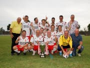 Das diesjährige Siegerteam, der FC des Grossen Rates Wallis. (Bild: Erich Brassel)