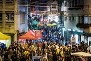 Grossandrang am St.Galler Fest. (Bild: Michel Canonica - 17. August 2019)