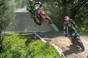 Action am Supermoto auf der Grossen Allmend in Frauenfeld (Bilder: Andreas Taverner)