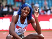 Shaunae Miller-Uibo von den Bahamas siegt in Birmingham über 200 m und wird auch in Zürich zu sehen sein (Bild: KEYSTONE/AP PA/DAVID DAVIES)