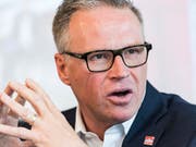 «Wir sind noch in Trauer»: SBB-Chef Andreas Meyer nach dem tödlichen Unfall eines Zugchefs. (Bild: KEYSTONE/ALESSANDRO DELLA VALLE)