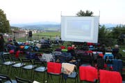 Die Sitzplätze an den Hofberg-Filmnächten waren auch dieses Jahr schon frühzeitig gut gefüllt. (Bild: Christof Lampart)