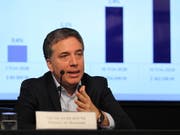 Tritt inmitten massiver wirtschaftlicher Turbulenzen zurück: Argentiniens Finanzminister Nicolás Dujovn. (Bild: KEYSTONE/EPA EFE/MARIA PAULINA RODRIGUEZ)