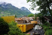Im Frühling wurde das Parkhotel Waldheim abgebrochen. (Bild: Philipp Unterschütz, 28 Mai 2019)