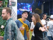 Viele Technoliebhaber besuchten auch dieses Jahr das Openair-Festival am Rhein. (Bilder: Rebecca Küster)