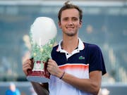Daniil Medwedew feierte mit dem Sieg in Cincinnati den grössten Erfolg seiner Karriere (Bild: KEYSTONE/AP/JOHN MINCHILLO)