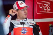 Der Schweizer GP2 Motorradrennfahrer Dominique Aegerter vom MV Agusta Forward Racing Team. Marcel Bieri/Keys (Jerez, 22. Februar 2019)
