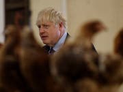 Hat bei einer Nachwahl in Wales einen Rückschlag hinnehmen müssen: der neue britische Premierminister Boris Johnson. (Bild: KEYSTONE/AP Pool AFP/ADRIAN DENNIS)