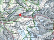 Geblitzt wurden die Verkehrssünder bei Gadmen auf der Berner Seite des Sustenpasses. (Bild: SWISSTOPO)