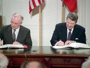 1987 wurde der Vertrag signiert. (Bild: KEYSTONE/)