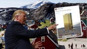 US-Präsident Trump doppelt mit einem Tweet nach. (Bild: Keystone/AP/Twitter, Montage: sam)