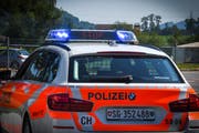«Stop»: Die Polizei wies den Fahrer an, anzuhalten. Vergeblich. (Bild: Kapo SG)