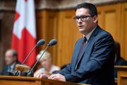 David Zuberbühler kämpft am 20. Oktober um seine Wiederwahl. Bild: Keystone