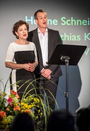 Lieder aus dem Ensemble der Staatsoper Stuttgart: Helene Schneiderman (Mezzosopran) und Matthias Klink (Tenor).