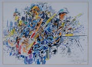 Live Jazz-Painting von Werner Meier. (Bild PD)