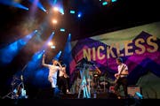 Die Band Nickless auf der V-Zug-Arena-Bühne. (Bild: Maria Schmid, Zug, 23. August 2019)
