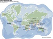 Alle Vorschläge, die in Genf diskutiert werden. Für europäische und nordamerikanische Arten sind keine Schutzanträge eingereicht worden. Grafik: Selina Buess