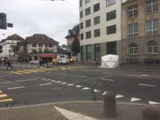Die Baselstrasse in diesem Abschnitt ist zurzeit gesperrt. (Bild: zvg)
