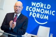 Drei von vier Grosselternteilen haben den Schweizer Pass: Klaus Schwab, deutscher Staatsbürger. (Bild: KEYSTONE/Laurent Gillieron)