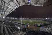 Blick in die Arena (Bild: Urs Flüeler/Keystone)