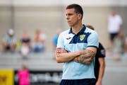 SC Kriens Trainer Bruno Berner im Spiel zwischen dem SC Kriens und dem FC Vaduz am Sonntag, 21. Juli 2019 im Stadion Kleinfeld Kriens.