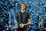 Alexander Zverev bei seinem Sieg bei den ATP Finals 2018 (Bild: Keystone).