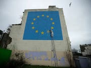 Dieses Bild von Graffitikünstler Banksy in der südenglischen Stadt Dover ist offenbar verschwunden. (Bild: KEYSTONE/AP/MATT DUNHAM)