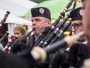 An den sechsten Appowila Highland Games vom kommenden Wochenende finden wieder die Schweizer Meisterschaften im Dudelsackspielen statt. (Bilder: Hanspeter Schiess - 2. September 2017)