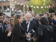 Der kanadische Schauspieler Donald Sutherland wird am diesjährigen Filmfestival in San Sebastián für sein Lebenswerk ausgezeichnet. Den Donostía-Preis wird er am 26. September für «mehr als 50 Jahre vorzüglicher Leistungen» entgegennehmen. (Bild: Keystone/ENNIO LEANZA)