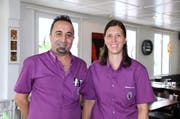 Tekin und Sabrina Irin freuen sich auf ihre neue berufliche Herausforderung im «Klosterhof Rössli». (Bild: Philipp Stutz)